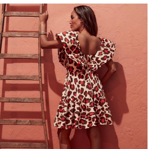 Leopard print mini dress - Picture 2 of 7